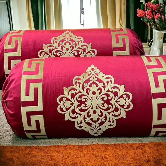 Velvet Cushion Round Pillow NPD-06V4013